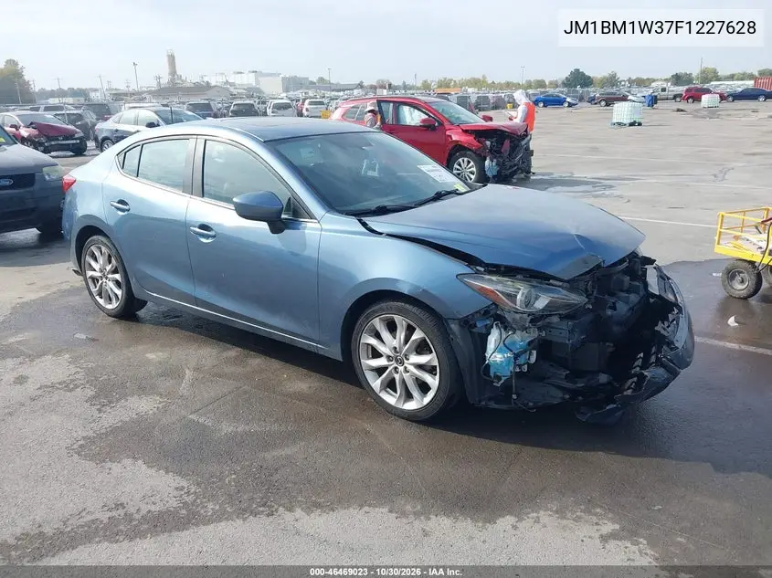 MAZDA 3 2015, VIN JM1BM1W37F1227628