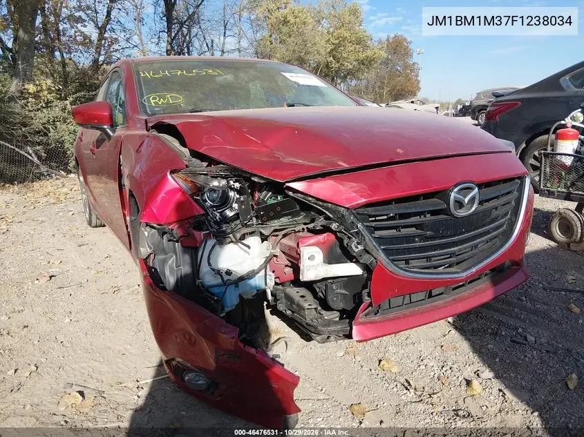 MAZDA 3 2015, VIN JM1BM1M37F1238034