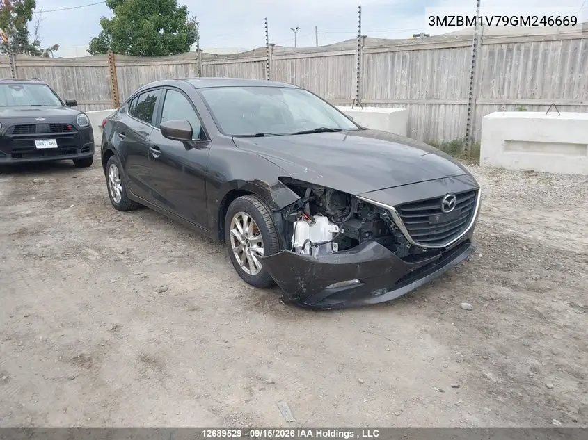 MAZDA 3 2016, VIN 3MZBM1V79GM246669