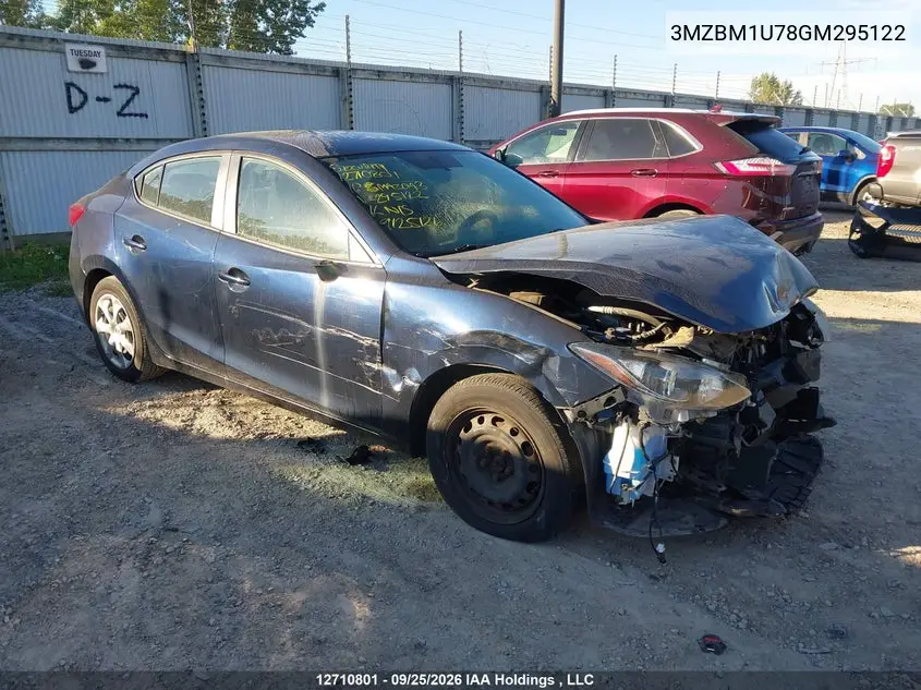 MAZDA 3 2016, VIN 3MZBM1U78GM295122