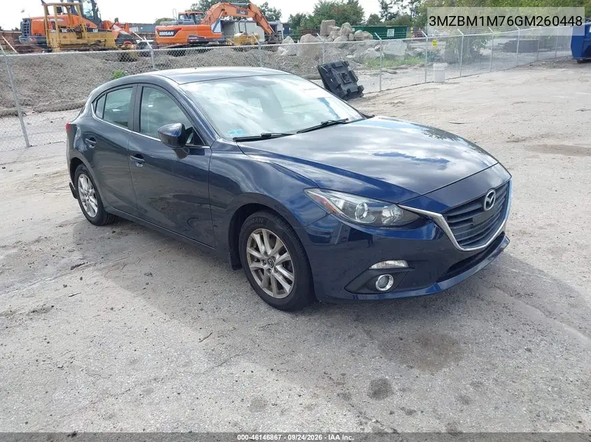 MAZDA 3 2016, VIN 3MZBM1M76GM260448