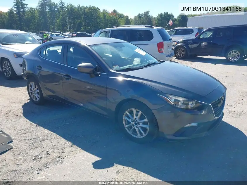 MAZDA 3 2016, VIN JM1BM1U70G1341168