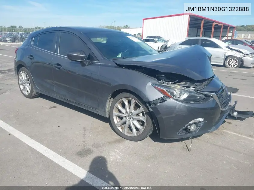 MAZDA 3 2016, VIN JM1BM1N30G1322888