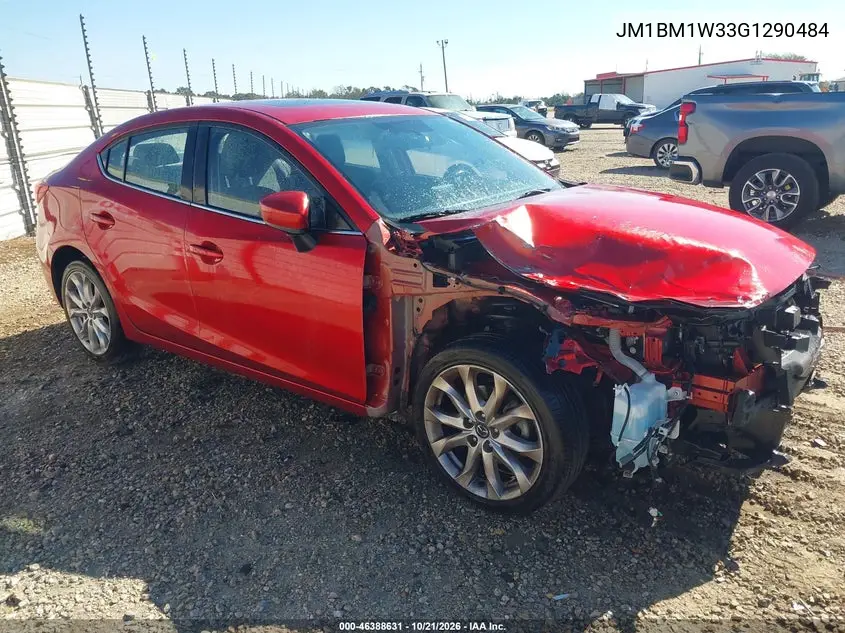 MAZDA 3 2016, VIN JM1BM1W33G1290484