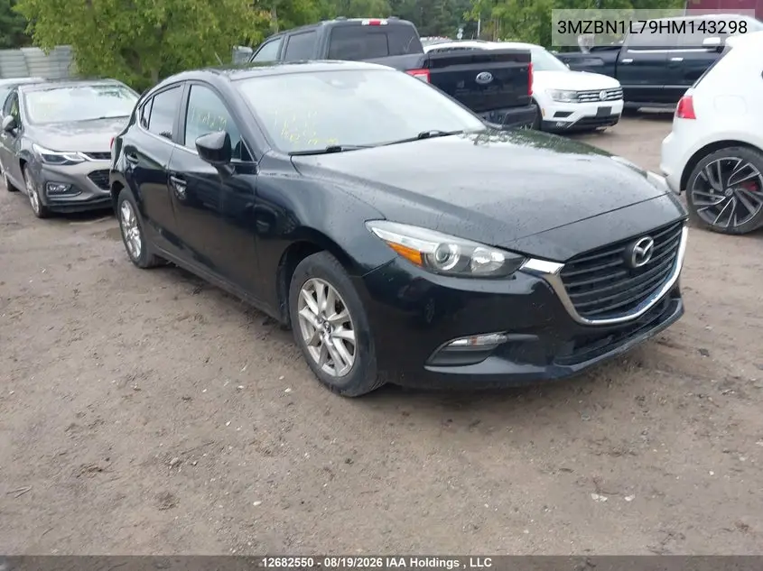 MAZDA 3 2017, VIN 3MZBN1L79HM143298