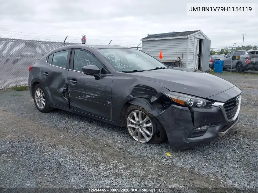 MAZDA 3 2017, VIN JM1BN1V79H1154119