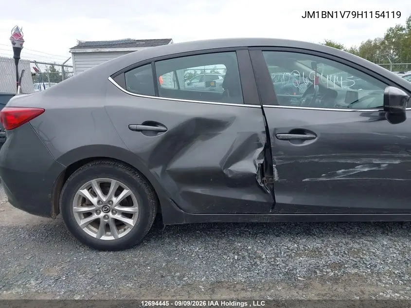 2017 MAZDA 3 VIN JM1BN1V79H1154119 — фото 11