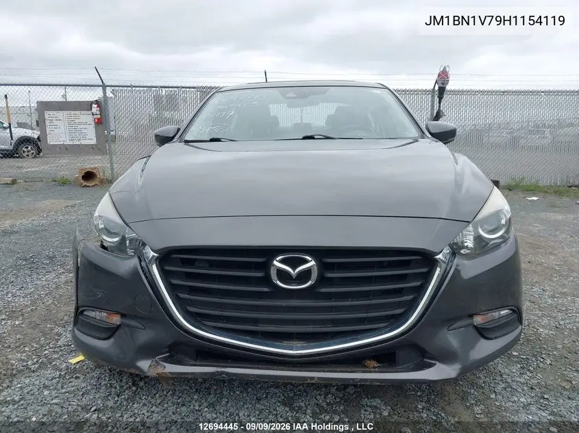 2017 MAZDA 3 VIN JM1BN1V79H1154119 — фото 12