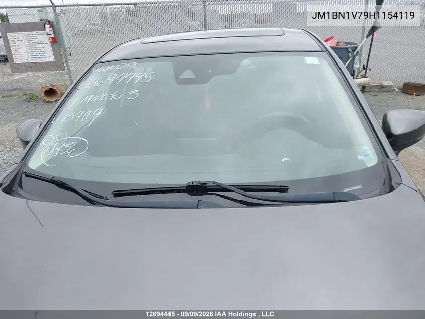 2017 MAZDA 3 VIN JM1BN1V79H1154119 — фото 17