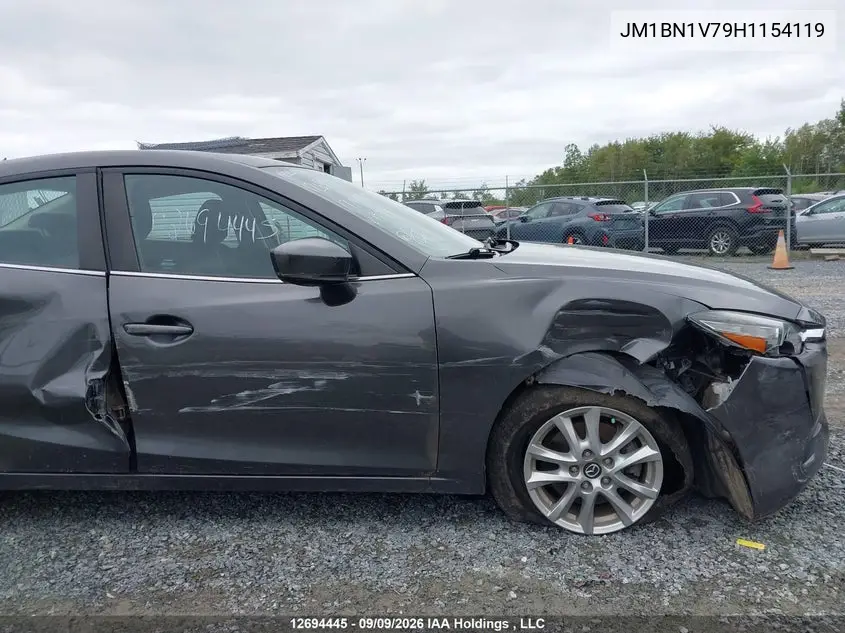 2017 MAZDA 3 VIN JM1BN1V79H1154119 — фото 6