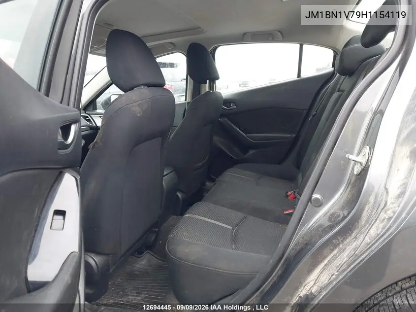 2017 MAZDA 3 VIN JM1BN1V79H1154119 — фото 8