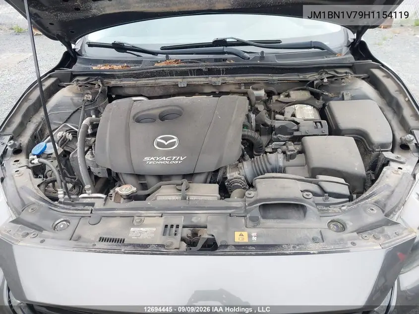 2017 MAZDA 3 VIN JM1BN1V79H1154119 — фото 9