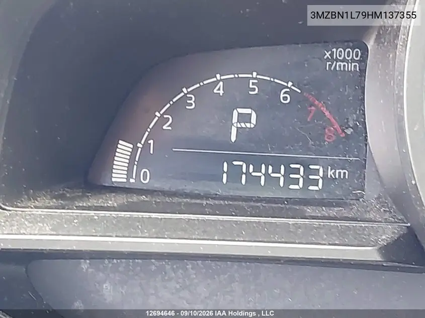 2017 MAZDA 3 VIN 3MZBN1L79HM137355 — фото 15