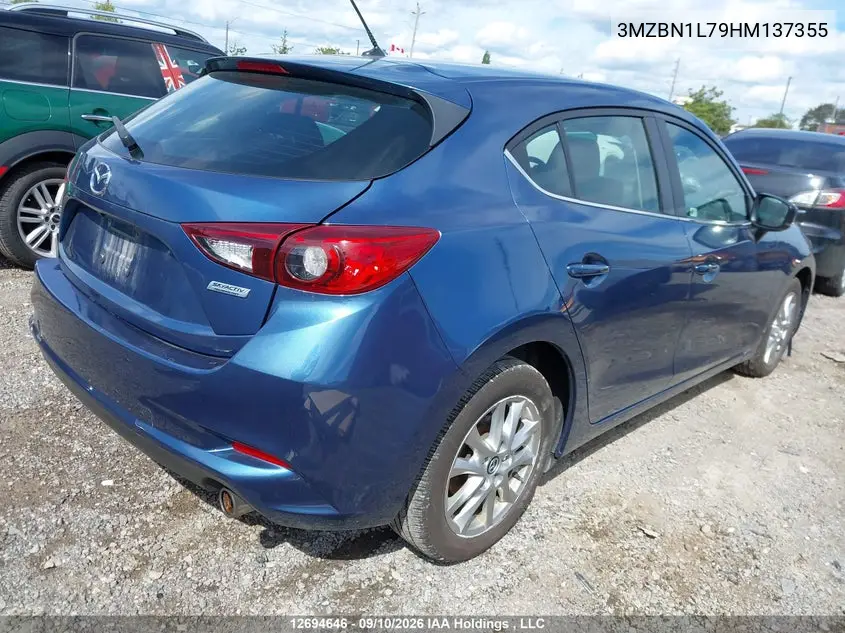 2017 MAZDA 3 VIN 3MZBN1L79HM137355 — фото 4