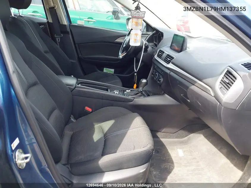 2017 MAZDA 3 VIN 3MZBN1L79HM137355 — фото 5