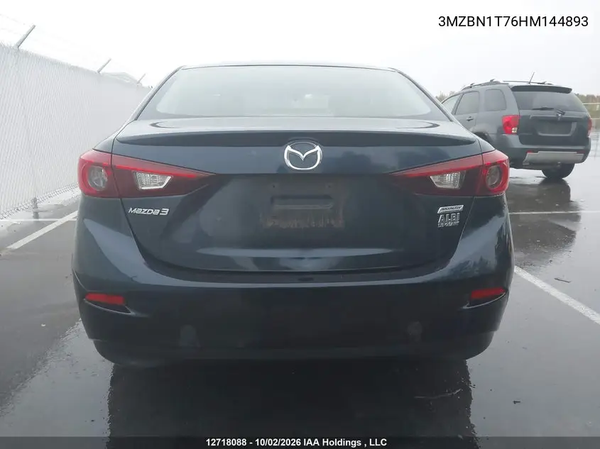 2017 MAZDA 3 VIN 3MZBN1T76HM144893 — фото 16