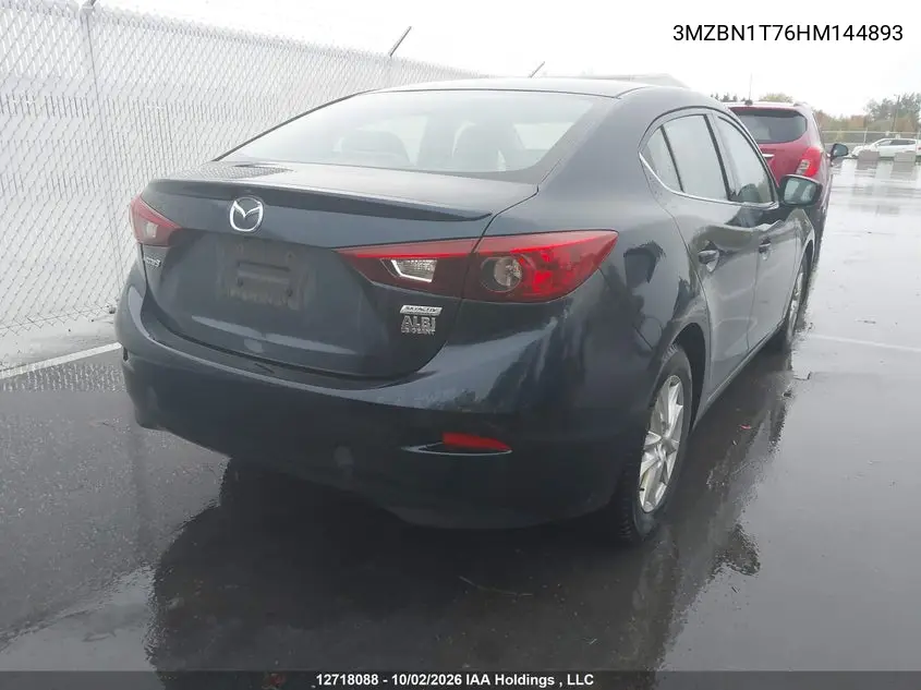 2017 MAZDA 3 VIN 3MZBN1T76HM144893 — фото 4