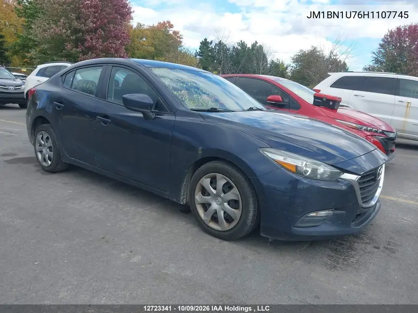 MAZDA 3 2017, VIN JM1BN1U76H1107745