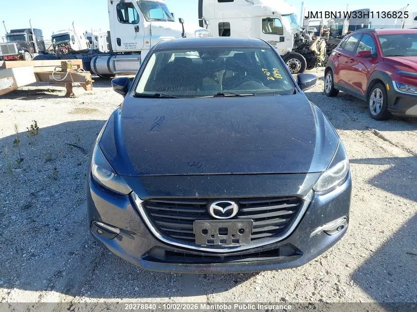 2017 MAZDA 3 VIN JM1BN1W33H1136825 — фото 12