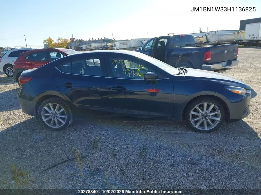 2017 MAZDA 3 VIN JM1BN1W33H1136825 — фото 13