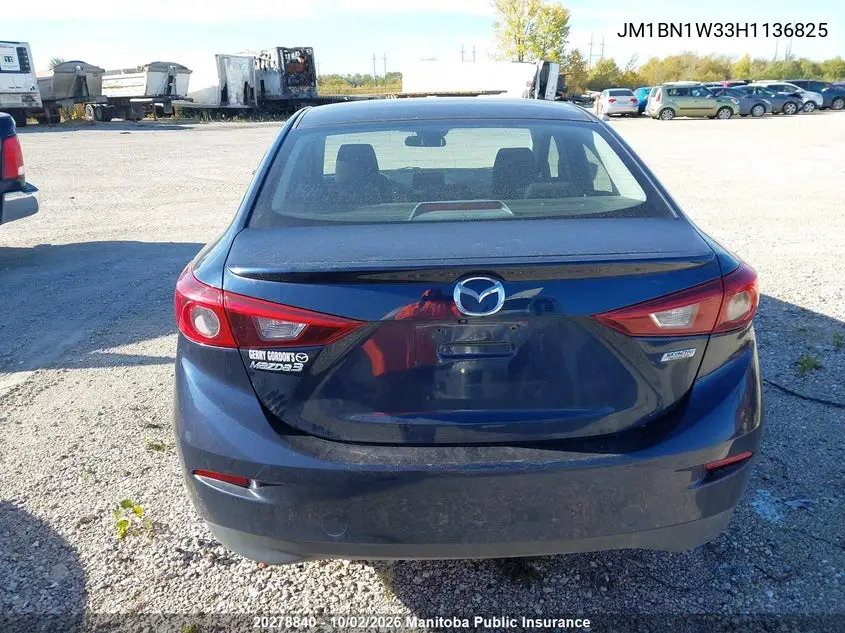 2017 MAZDA 3 VIN JM1BN1W33H1136825 — фото 16
