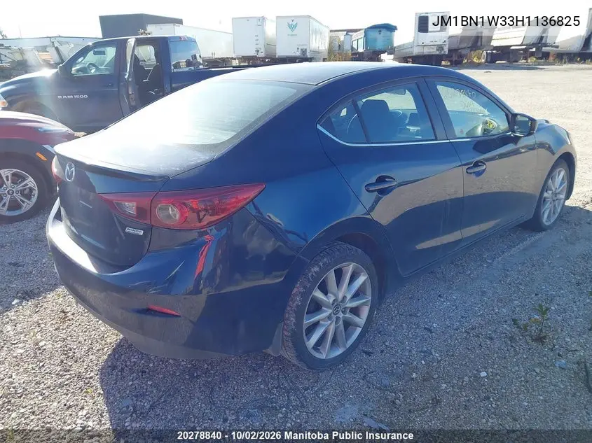 2017 MAZDA 3 VIN JM1BN1W33H1136825 — фото 4
