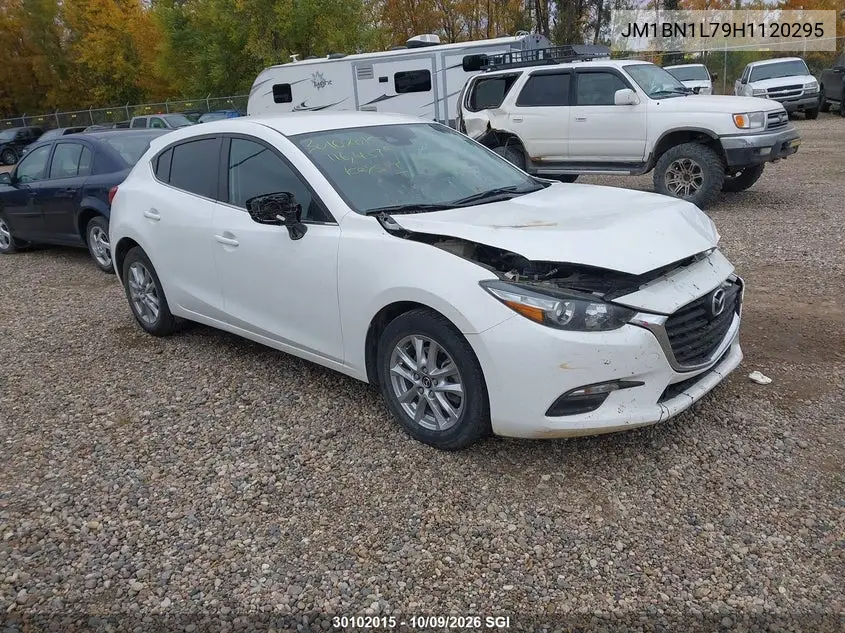 MAZDA 3 2017, VIN JM1BN1L79H1120295