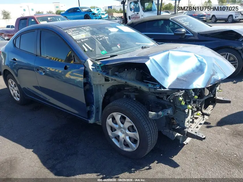 MAZDA 3 2017, VIN 3MZBN1U75HM107025