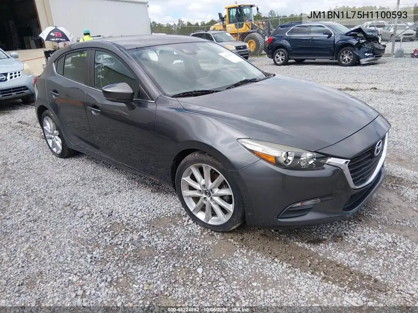 MAZDA 3 2017, VIN JM1BN1L75H1100593