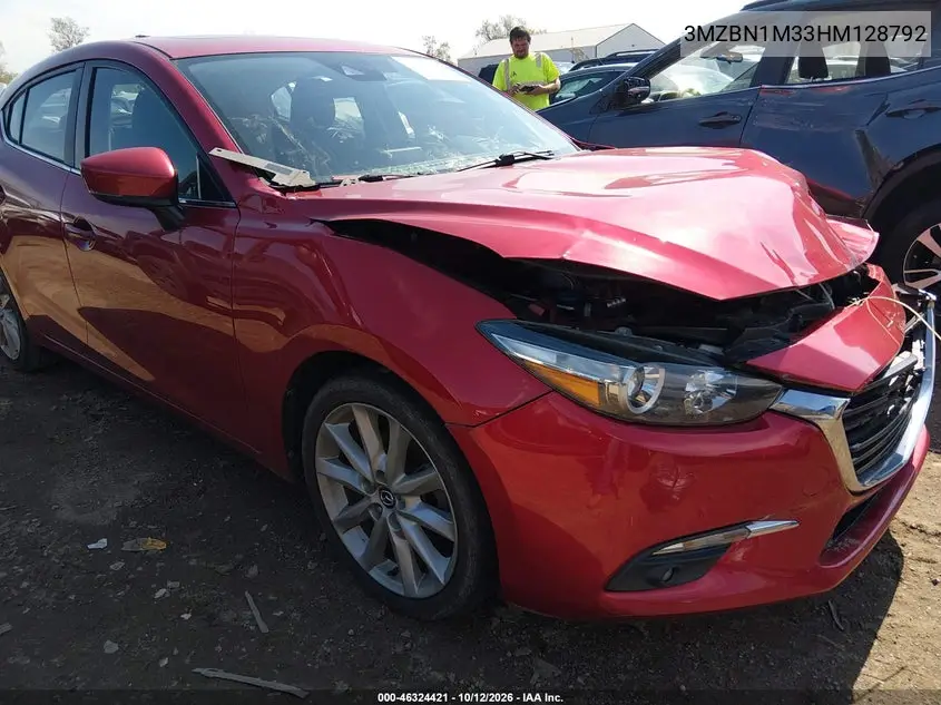 MAZDA 3 2017, VIN 3MZBN1M33HM128792