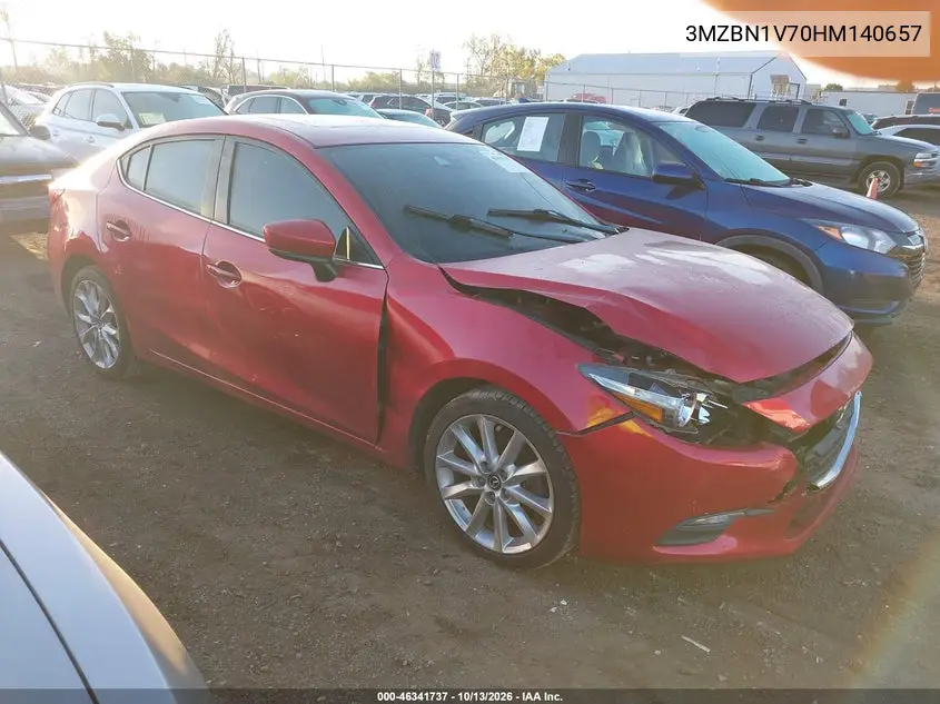 MAZDA 3 2017, VIN 3MZBN1V70HM140657