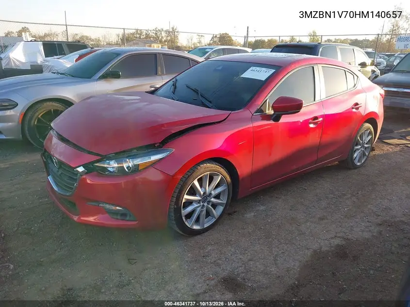 2017 MAZDA 3 VIN 3MZBN1V70HM140657 — фото 2