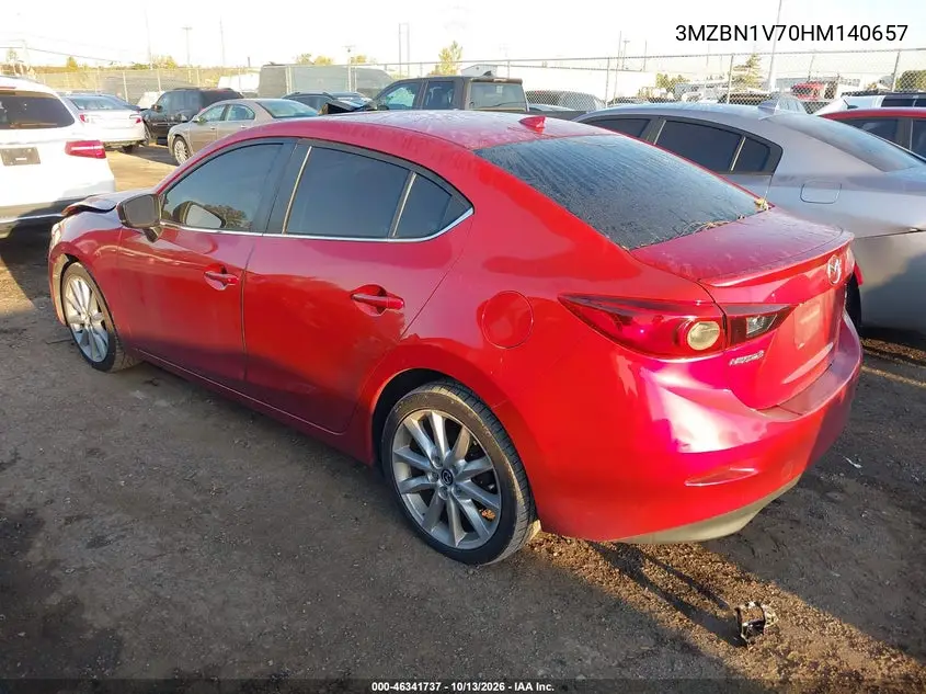 2017 MAZDA 3 VIN 3MZBN1V70HM140657 — фото 3