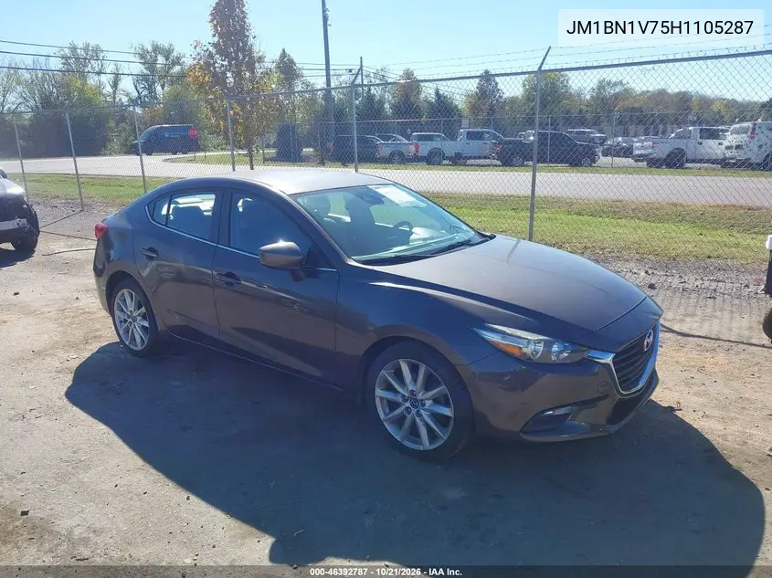 MAZDA 3 2017, VIN JM1BN1V75H1105287