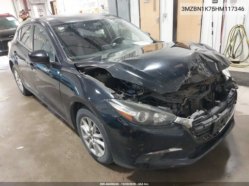 MAZDA 3 2017, VIN 3MZBN1K75HM117346