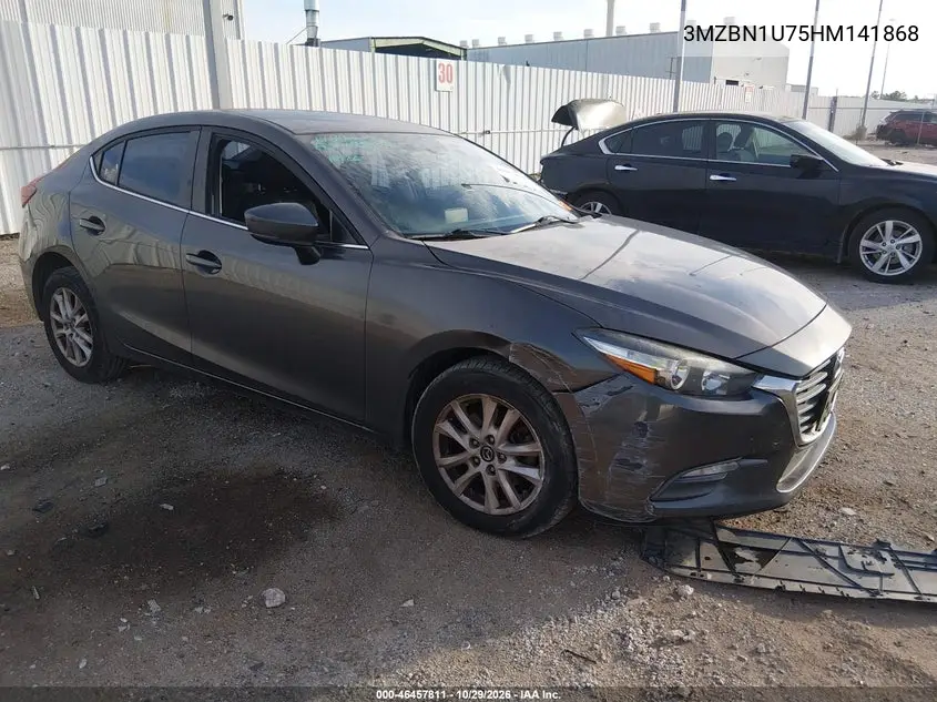 MAZDA 3 2017, VIN 3MZBN1U75HM141868