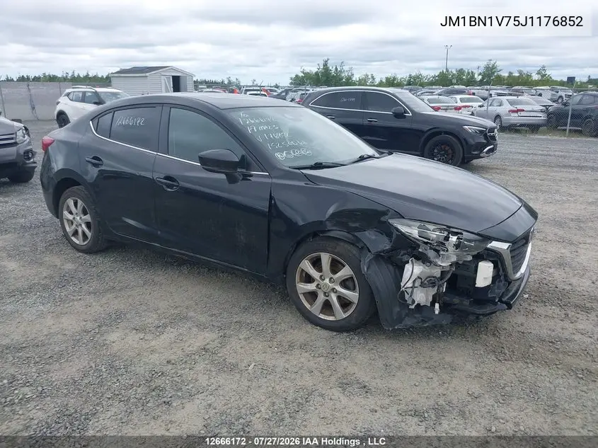 MAZDA 3 2018, VIN JM1BN1V75J1176852
