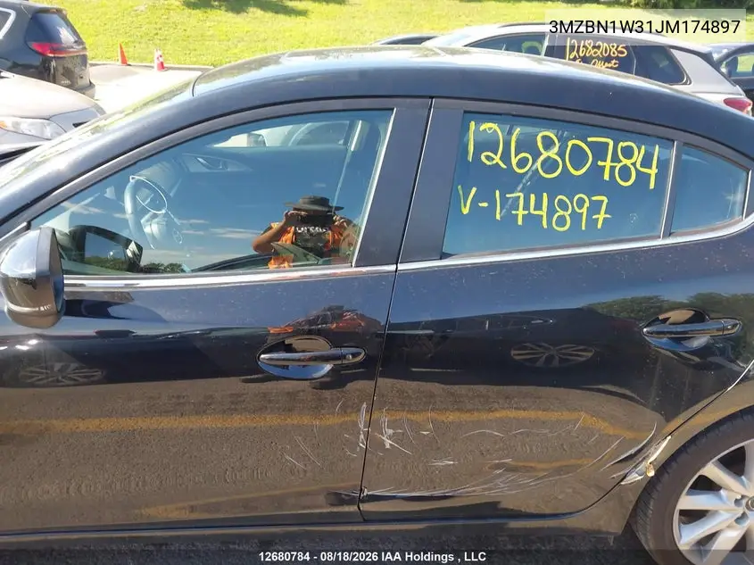 2018 MAZDA 3 VIN 3MZBN1W31JM174897 — фото 15