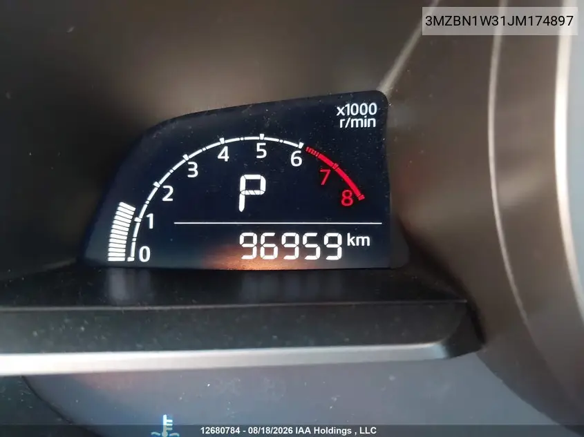 2018 MAZDA 3 VIN 3MZBN1W31JM174897 — фото 16