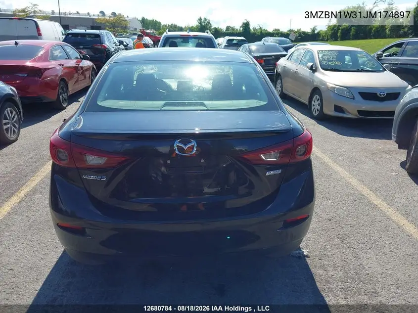 2018 MAZDA 3 VIN 3MZBN1W31JM174897 — фото 17