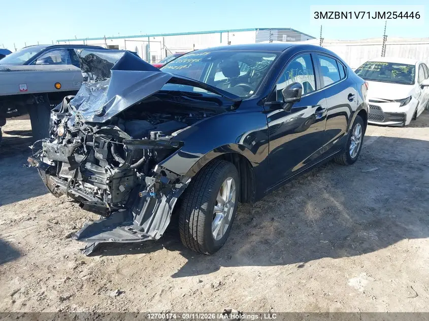 2018 MAZDA 3 VIN 3MZBN1V71JM254446 — фото 2