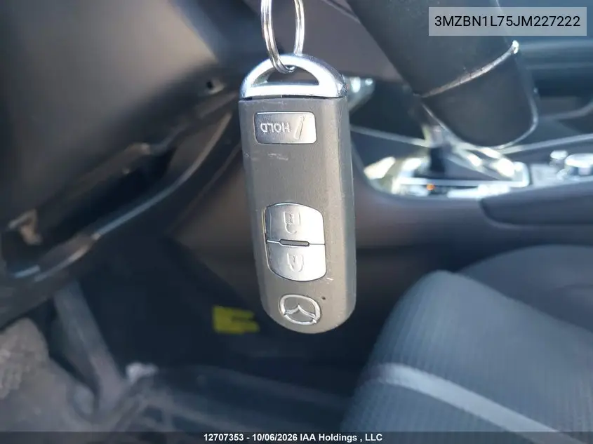 2018 MAZDA 3 VIN 3MZBN1L75JM227222 — фото 11