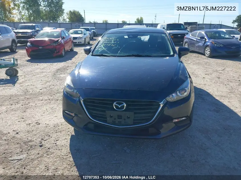 2018 MAZDA 3 VIN 3MZBN1L75JM227222 — фото 12