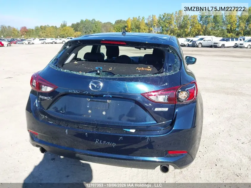 2018 MAZDA 3 VIN 3MZBN1L75JM227222 — фото 6