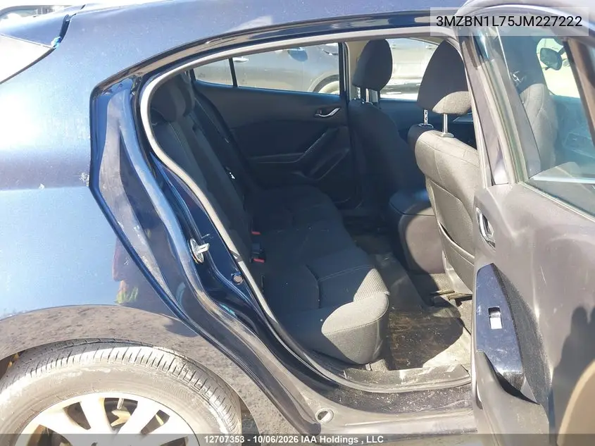 2018 MAZDA 3 VIN 3MZBN1L75JM227222 — фото 8