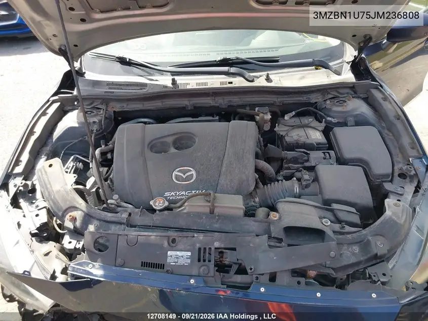 2018 MAZDA 3 VIN 3MZBN1U75JM236808 — фото 10