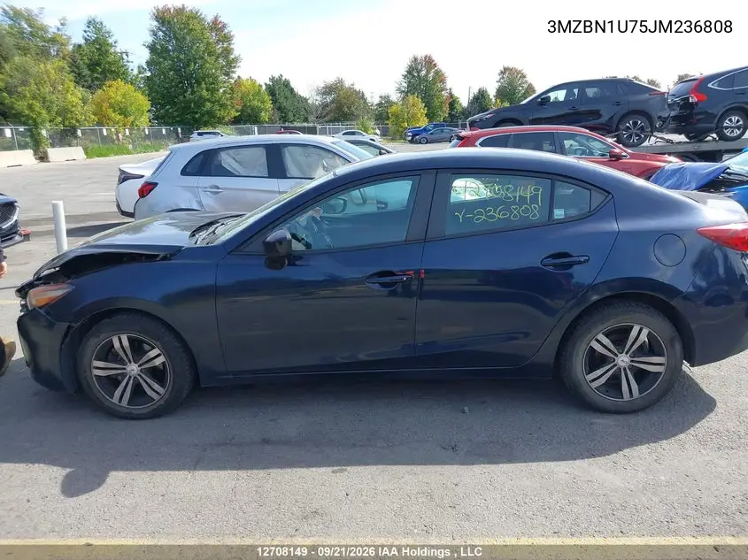 2018 MAZDA 3 VIN 3MZBN1U75JM236808 — фото 14