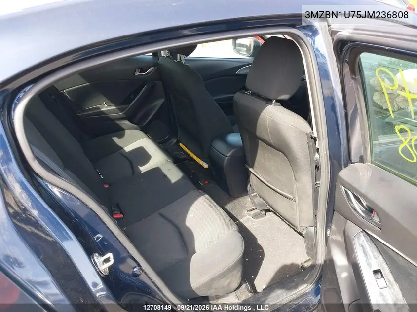 2018 MAZDA 3 VIN 3MZBN1U75JM236808 — фото 8