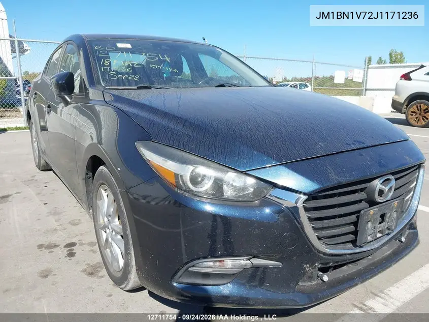 MAZDA 3 2018, VIN JM1BN1V72J1171236