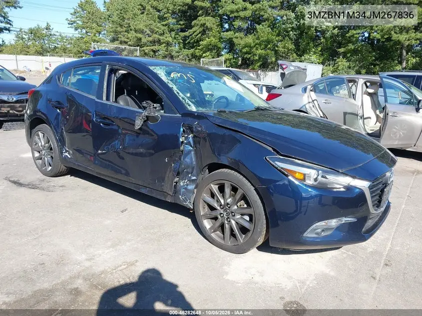 MAZDA 3 2018, VIN 3MZBN1M34JM267836